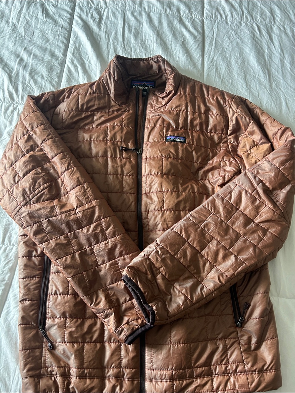 Patagonia Men's Quilted Puffer Jacket - Copper Brown